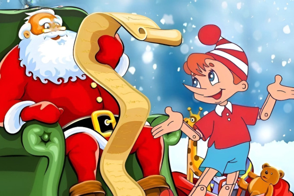 Новогодняя премьера "Буратино"