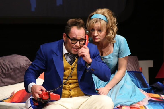 Комедия «Там же, тогда же» ( Максим Аверин и Анна Якунина)