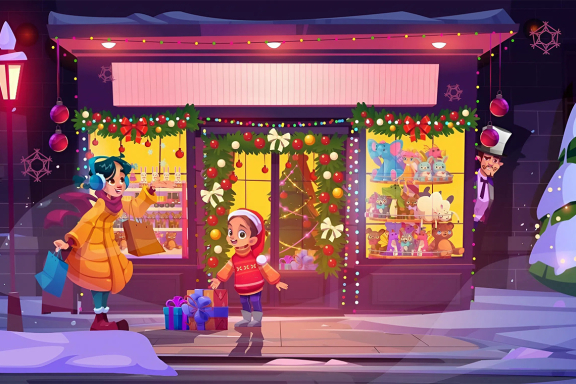 Новогодняя мечта игрушек