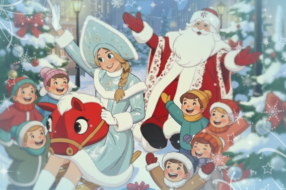 Рождество вверх тормашками, или в поисках волшебной подковы